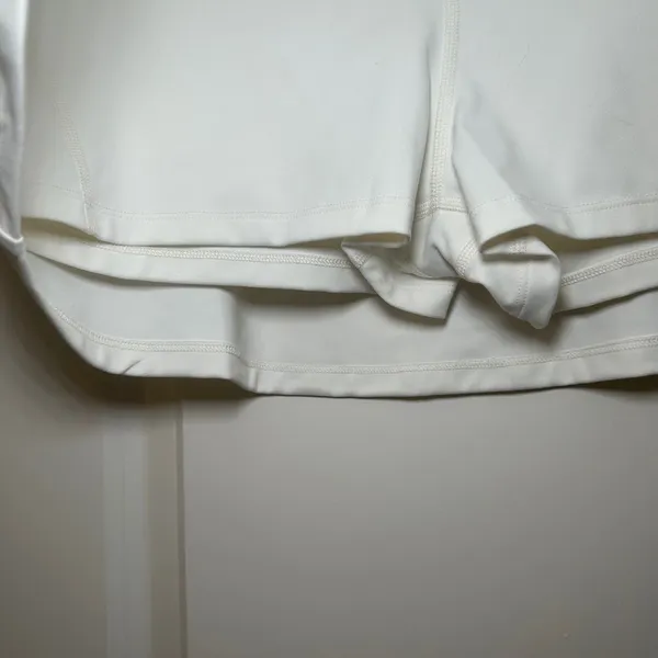 NWT Anthropologie Daily Practice Mini Skort in Waypoint white women's large - Image 3