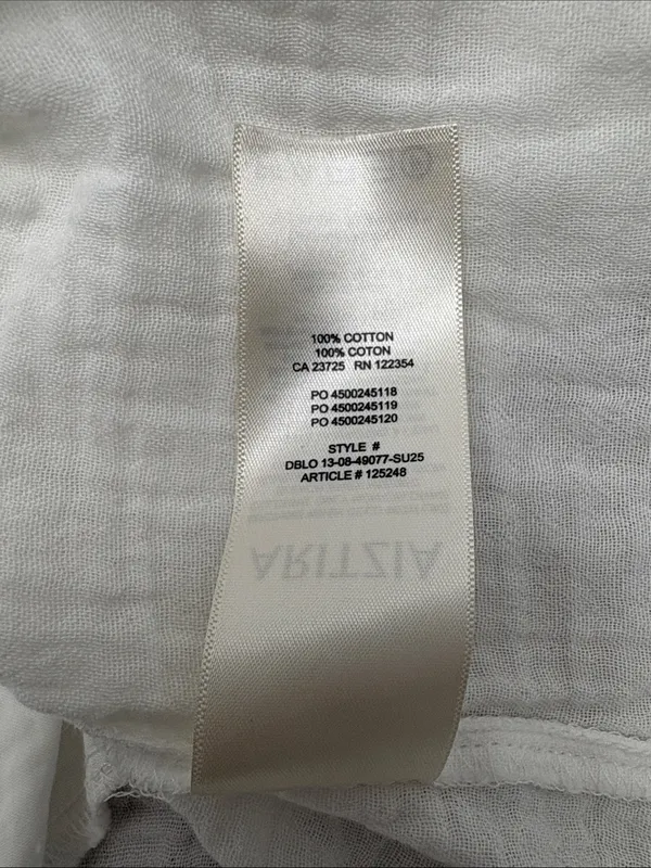 Little Moon Aritzia Off Shoulder Air Plush Cotton Fig Mini Dress Women XS White - Image 12