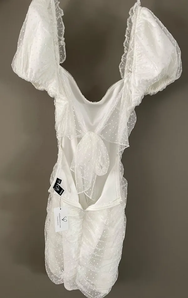 Windsor White Bodycon Dress - Image 2
