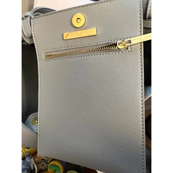 Kate Loxton London Women's Grayish Blue Shoulder Bag 18" Wide x 10 1/2"‎ Tall - Image 6
