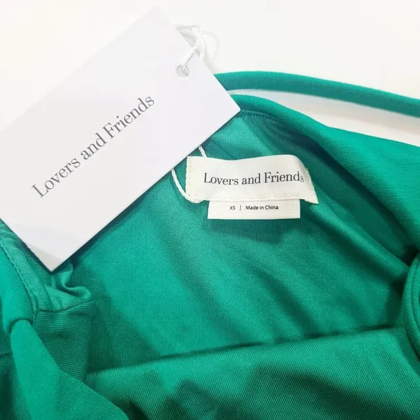 Lovers and Friends Nami Maxi Dress in Seaglass Green XS - Image 6