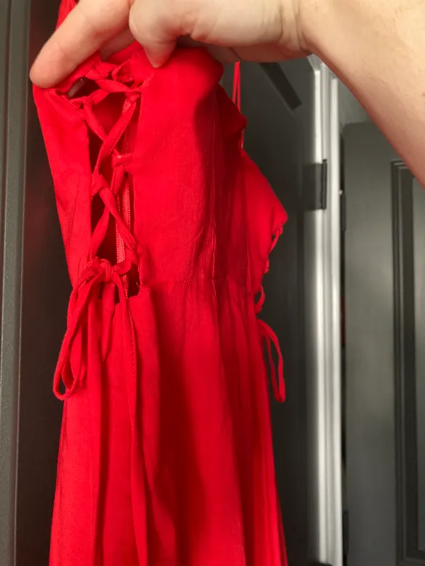 ZARA Micro Mini Red Dress NWT - Image 4