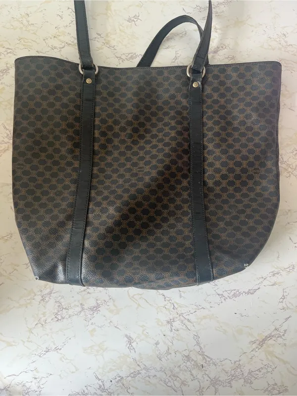 Celine Vintage Macadam Tote - Image 4