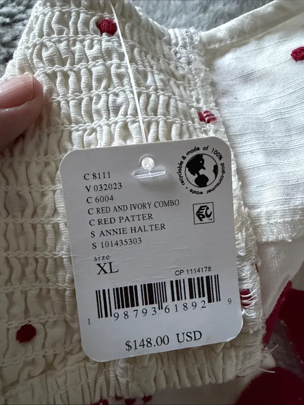 Free People Annie Halter Vest Top- XL - Image 7