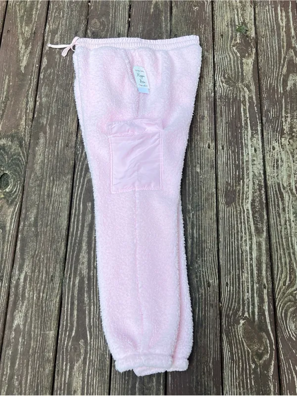 Hippie Rose Women’s Ballet Slipper Cozy Sherpa Joggers,Casual Loungewear|Size:L - Image 7