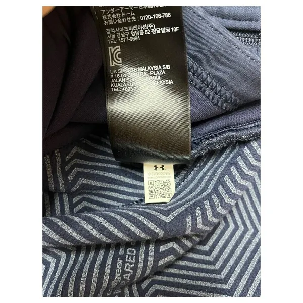 Under Armour Jacket Womens XS Loose ColdGear Pockets Full Zip Hoodie Sporty Blue - Image 10