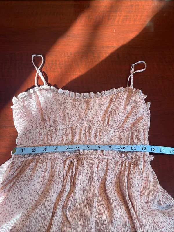 ASTR The Label Harriet Tiered Midi Dress Cottagecore Fairy High Slit Dress Sz S - Image 8