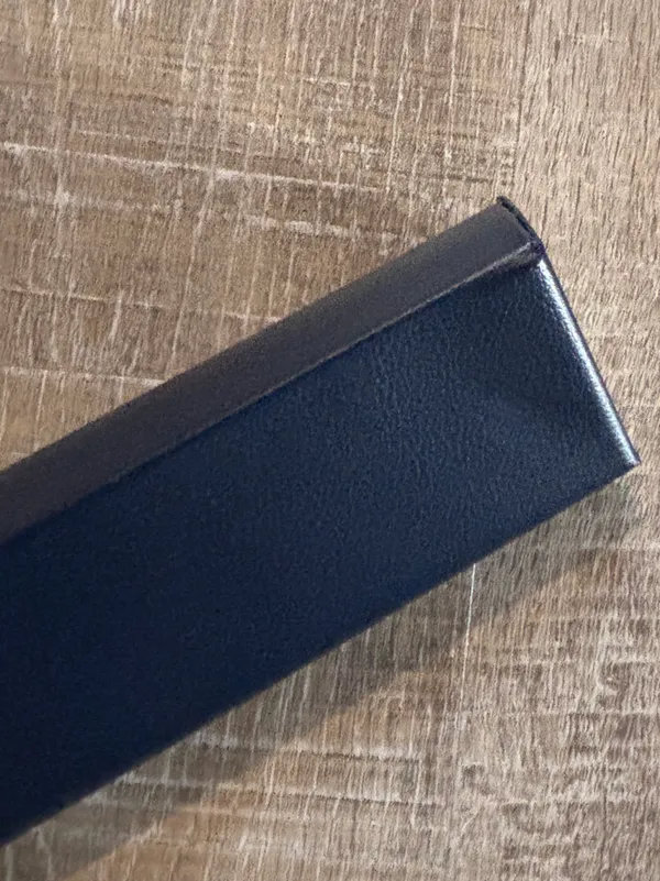 Warby Parker Glasses Case Midnight Navy Faux Leather Eyewear Sunglasses Travel - Image 9
