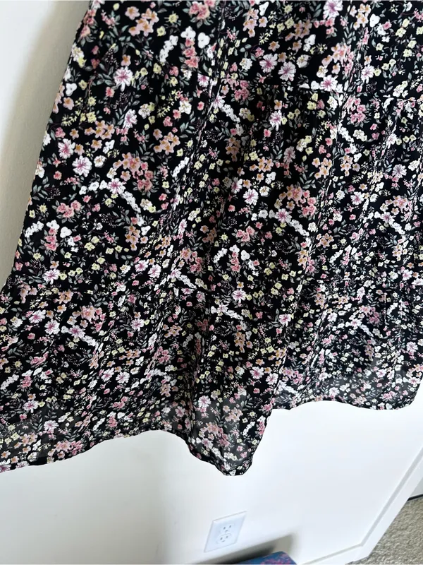 NWT Baltic Born Idera Short Flutter Sleeve Square Neck Mini Dress Size‎ Large - Image 4