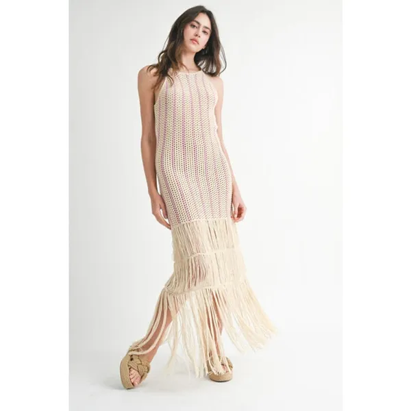 Mable Crochet Maxi NWT size medium Pink - Image 2
