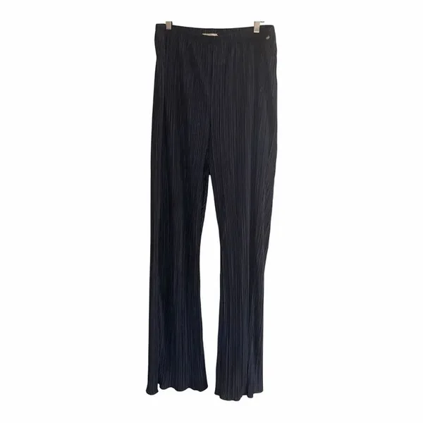 ✨Good American Always Fits Plisse Wide Leg Navy Sz 5/6=2x-3x Pants✨ - Image 5