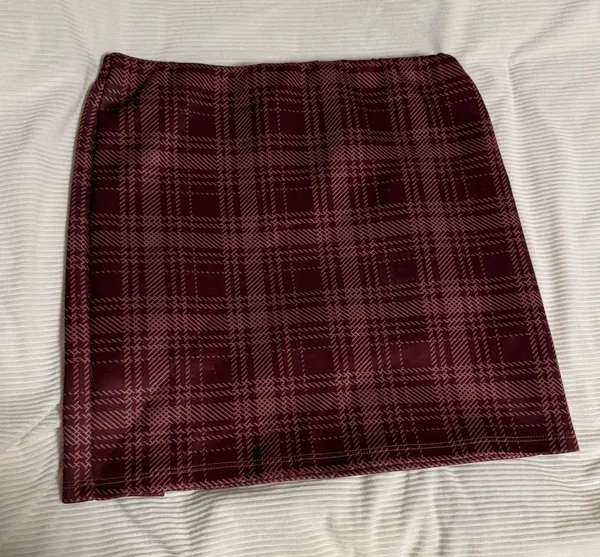 Plaid Mini Skirt - Image 2