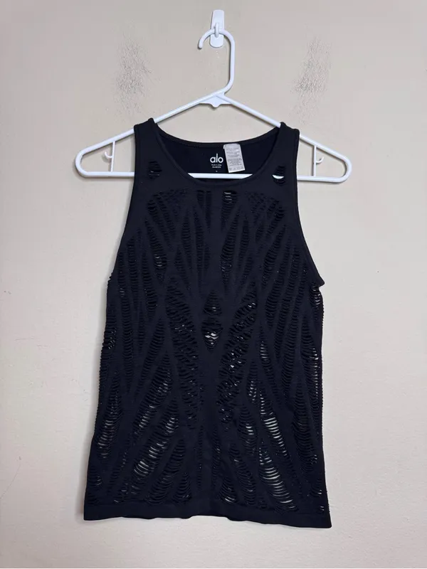 Alo Yoga Vixen Fitted Muscle Tank Top - Image 3