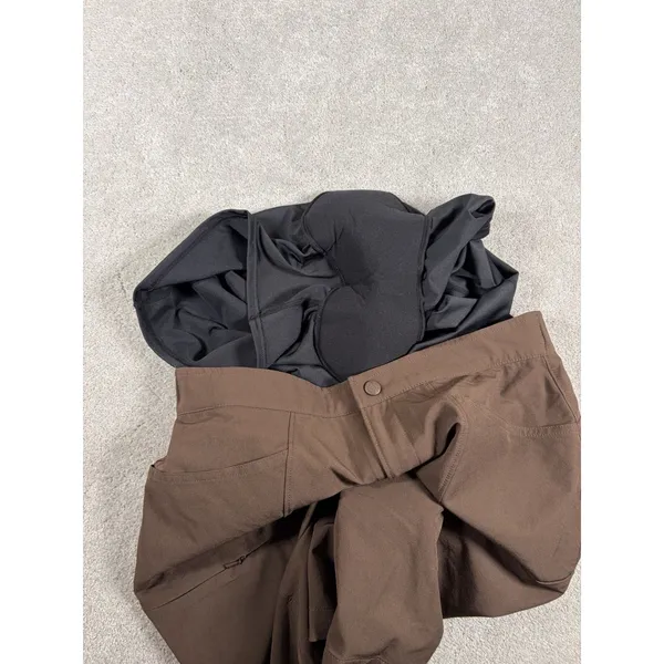 L.L.‎ Bean Misses L Nylon Brown Lined Padded Outdoor Shorts Regular ODQL4 - Image 5