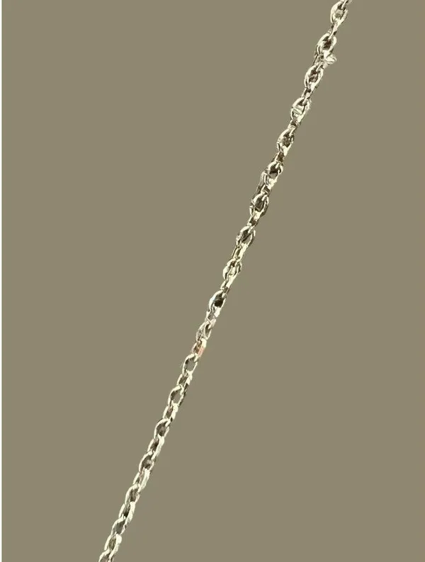 New Directions Gold Tone Necklace Faith Bar Silver Tone Cross Rhinestone 21" NWO - Image 3