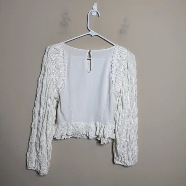 Free People Olivia Contrast Stitch Knit Top - Image 9
