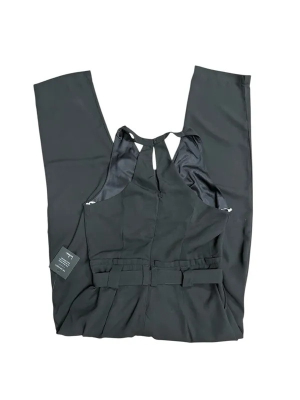 Lulus black jumpsuit women’s haltertop size XS belted - Image 3