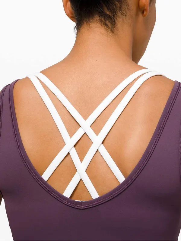NWOT Lululemon Power Pivot Tank *Everlux in Grape Thistle Size 8 - Image 5