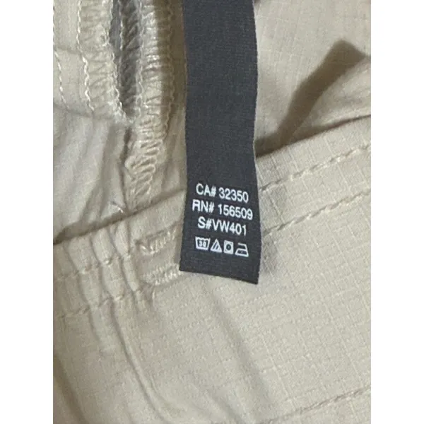 Vuori Ripstop Pant Womens Small Khaki Tan Organic‎ Cotton Stretch Hiking VW401 - Image 5