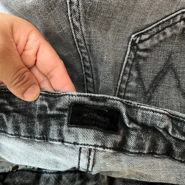 Mother The Looker Ankle Fray Skinny Jeans 24 X‎ 28” Stargazing Black Distressed - Image 10