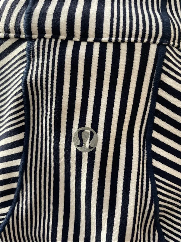 Lululemon Forme Jacket II Striped Zip-Up Athletic Jacket Size 4 - Image 4