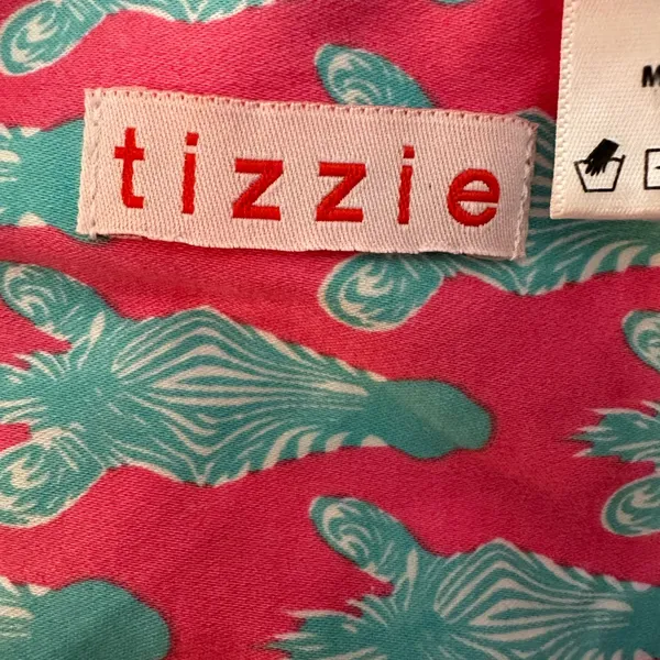 Tizzie Vibrant Pink and Teal Zebra Tunic Dress NWOT - Image 5