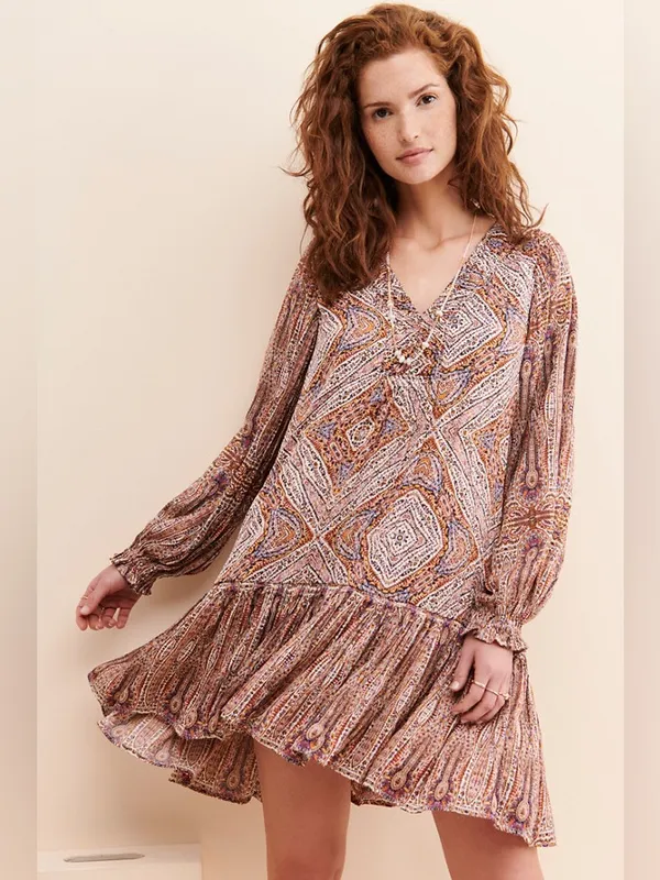 Anthropologie | Sabia Flounced Tunic Dress, Small - Image 2