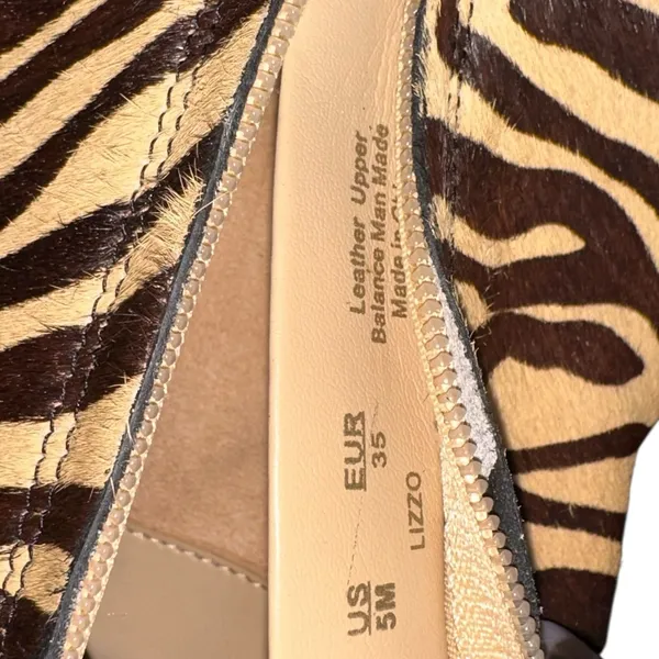 Sam Edelman Lizzo Tiger Print Martini Heel Boot Calf‎ Hair Women's Size 5 NWOB - Image 11