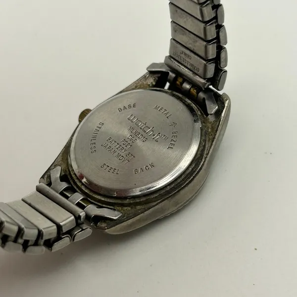 Watch-it Two-tone Stainless Steel Expansion Band Women’s Watch New Battery - Image 6