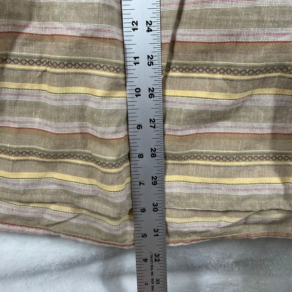 Speed Limit MPH Smocked‎ Striped Maxi Dress Brown Boho Tiered J5735L Size M - Image 7