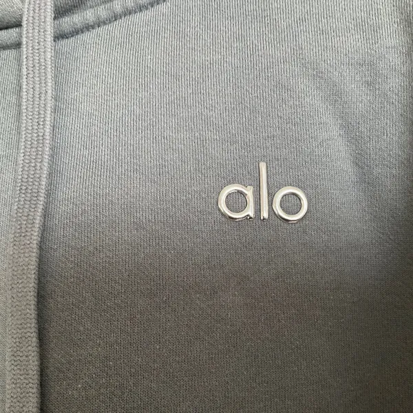 Alo Yoga Accolade Hoodie Steel Grey M - Image 3