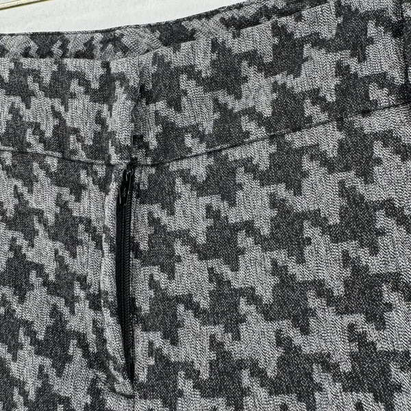 New York & Company 7th Avenue Houndstooth Pants 12 Straight Leg Stretch Preppy - Image 6