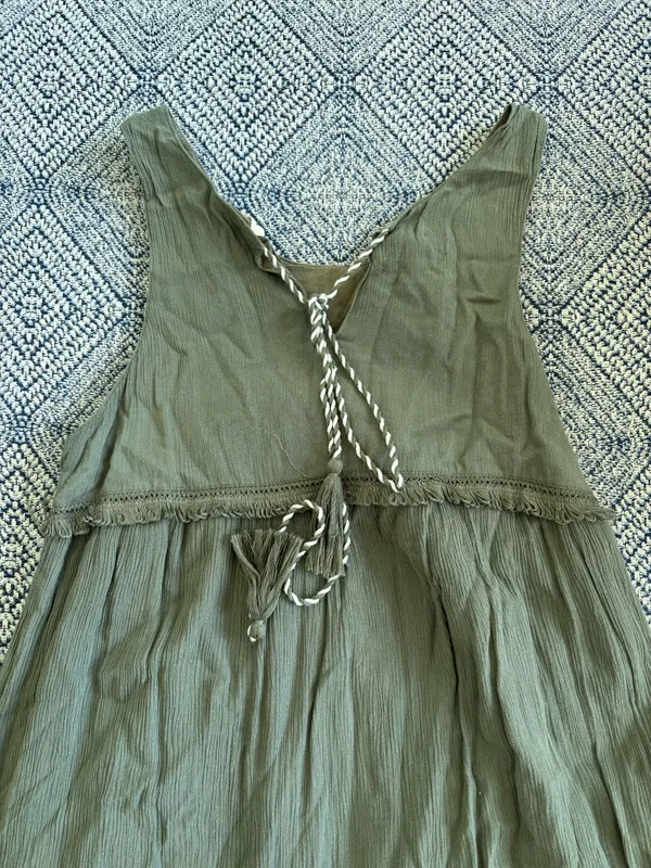 Olive Green Francesca's Dress Mini - Image 4