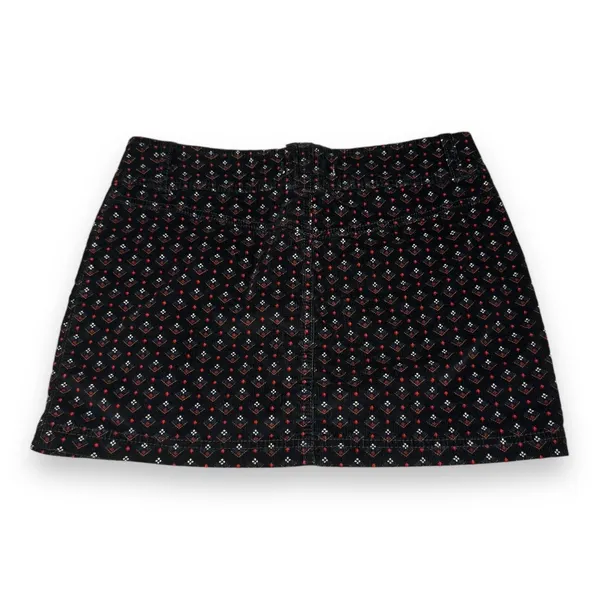 We the Free People Womens Skirt Sz 29 Black‎ Print Joanie Corduroy Mini Buttons - Image 10