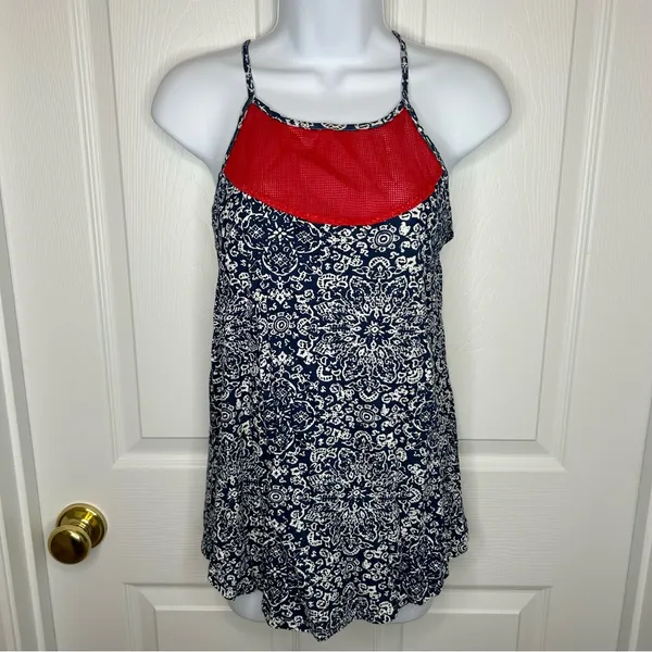 Lucky Brand Red, White and Blue Isabella Tank Top Size‎ M - Image 3
