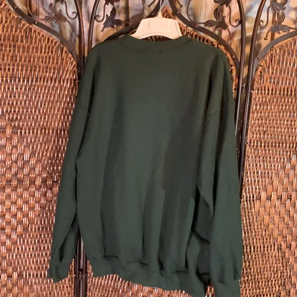 Gildan Halloween Jack-o-Lantern Sweatshirt Size L - Image 4