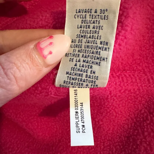 BTG Polo Golf Ralph Lauren Fleece Vest XL Pink Full Zip Layering Preppy Luxury - Image 7