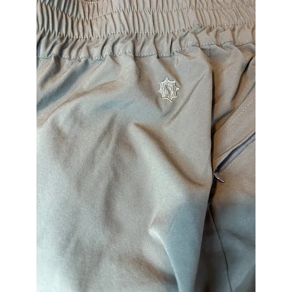 Nautile Olive Brown Athletic Pull On Zipper Ankle Pants Plus Size 1X - Image 6