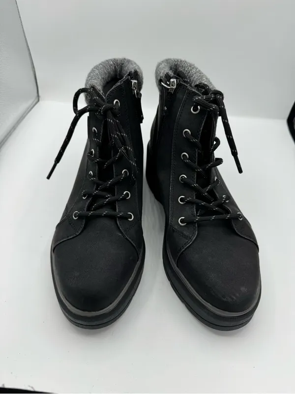 Dr. Scholl’s Nice max alp Black Ankle Lace-Up Platform Boots Womens size 10 fall - Image 5