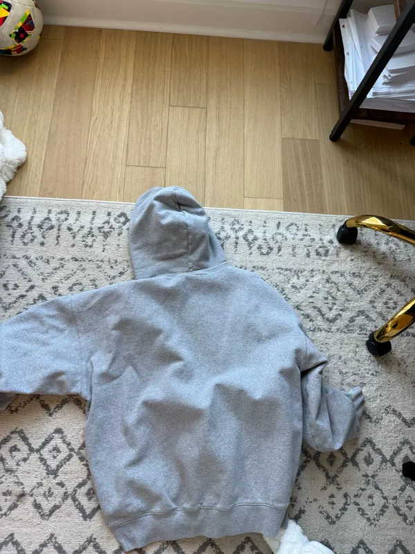 Grey Brandy Melville Hoodie - Image 3