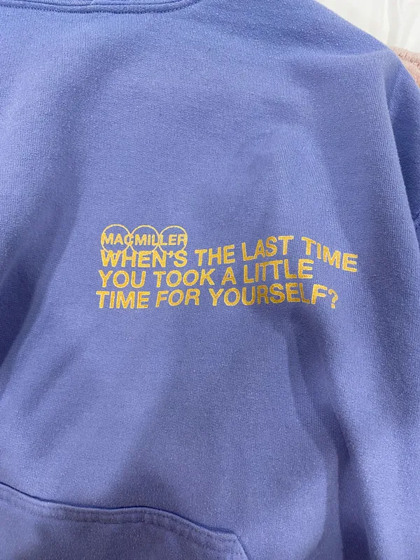 Mac Miller Sweatshirt Purple Size M - Image 2