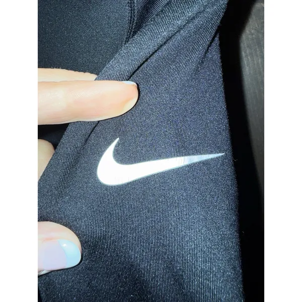Nike Pro 1/2‎ Zip Pullover Running Top Women's Small Black EUC - Image 2