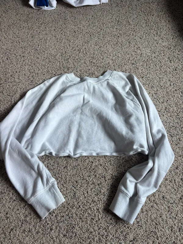 cropped crewneck White Size M - Image 3