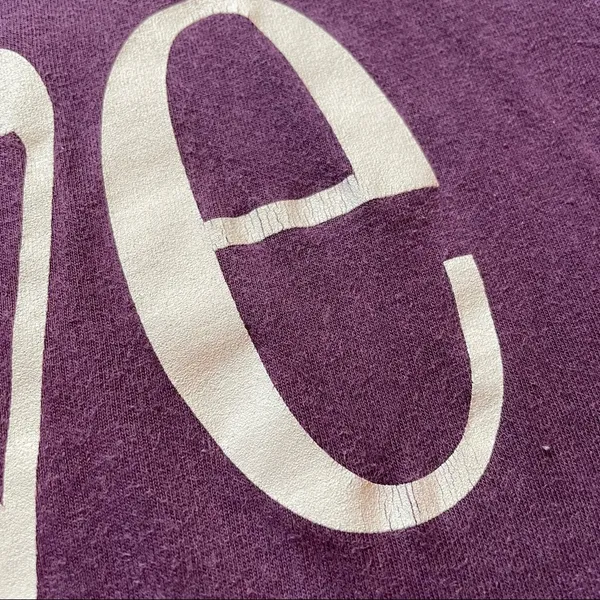 American Apparel Riffraff Purple Louisiana State Love Short Sleeve Tee Small - Image 3