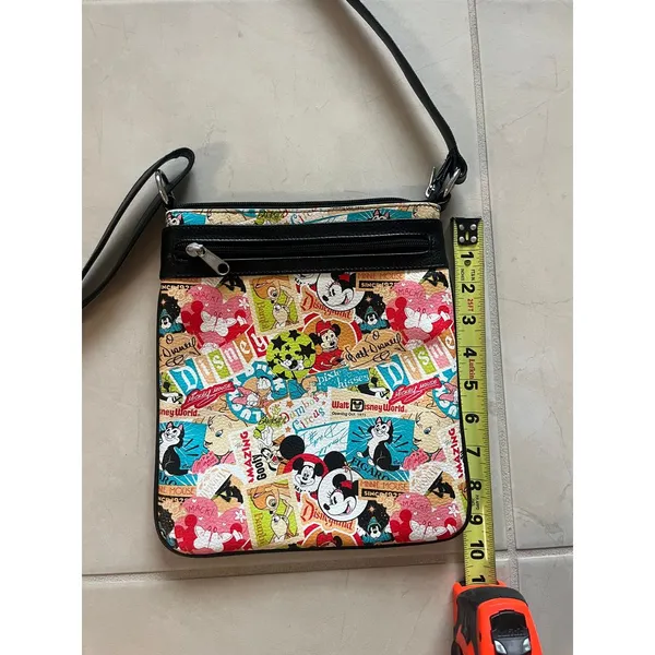 Disney parks world Mickey Minnie Mouse‎ Donald Duck Bambi cross body purse bag - Image 4