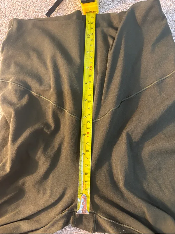 Aerie Offline Real Me 7/8 Legging Hi Rise Stretchy Soft Comfy Size Medium Olive - Image 3