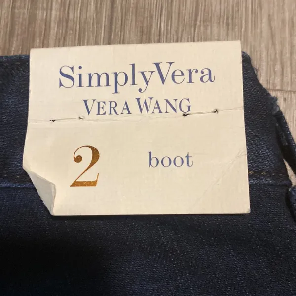 New! Simply Vera by Vera Wang womens blue flare jeans size 2 - Image 7