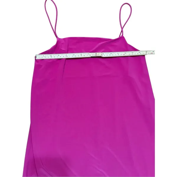 Zara Women’s Bright Pink Midi Fitted Dress Sz‎ M - Image 8