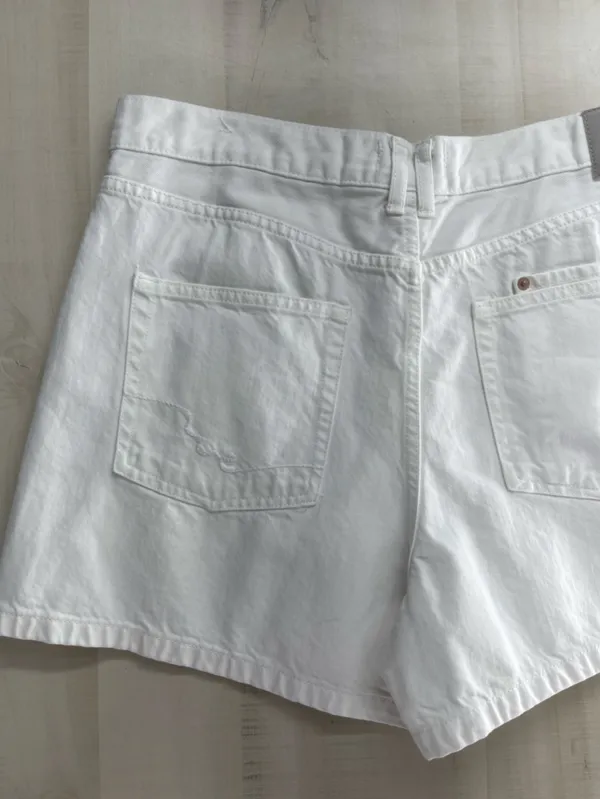 FREE PEOPLE tippi we the free white high rise denim shorts 32 - Image 5