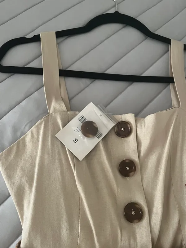 NWT Forever21 Linen belted dress - Image 2